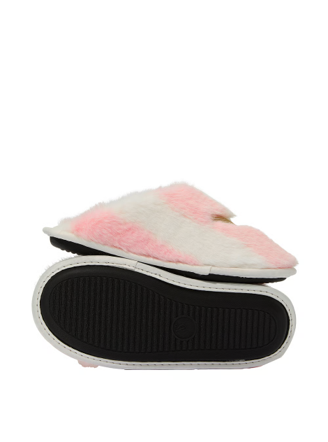Домашние тапочки Luxe Plush Closed-Toe Slippers Heritage Stripe