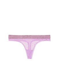 Трусики стрінги Thong Logo Panty Gold Hearts