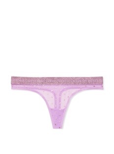 Трусики стрінги Thong Logo Panty Gold Hearts