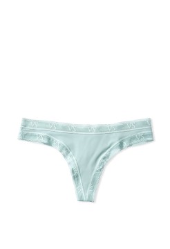 Трусики Victoria’s Secret стринги Logo Thong Panty Mint
