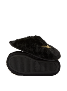 Домашні капці Luxe Plush Closed-Toe Slippers Black