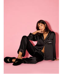 Домашні капці Luxe Plush Closed-Toe Slippers Black