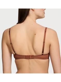 Бюстгальтер Logo Embroidery Lightly Lined Balconette Bra Clay