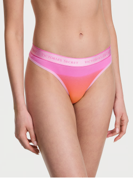 Трусики Logo Cotton Thong Panty Ombre