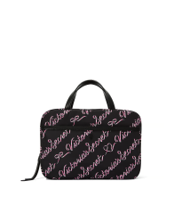 Косметичка Travel Hanging Toiletry Bag Black Candycane Script