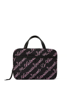 Косметичка Travel Hanging Toiletry Bag Black Candycane Script