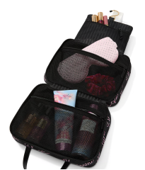 Косметичка Travel Hanging Toiletry Bag Black Candycane Script