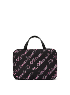 Косметичка Travel Hanging Toiletry Bag Black Candycane Script