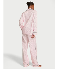 Піжама Angel Pink Small Dot Cotton Long Pyjama Set