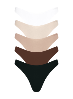Набір трусиків 5-Pack Body by Victoria Flex Low-Rise Thong Panties Multi