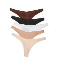 Набір трусиків 5-Pack Body by Victoria Flex Low-Rise Thong Panties Multi