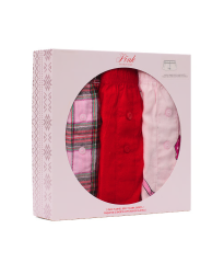 Набор шортиков для сна 3-pack Flannel Boxy Pajama Set