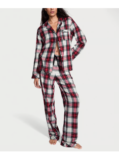 Пижама Flannel Long Pajama Set Print