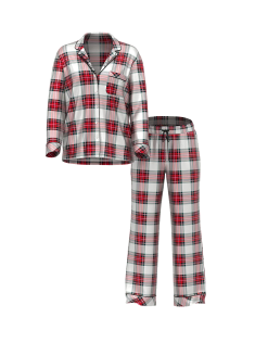 Пижама Flannel Long Pajama Set Print