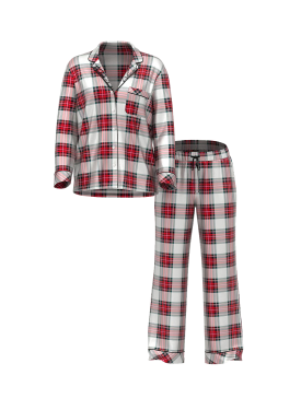 Піжама Flannel Long Pajama Set Print