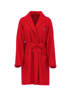 Плюшевый халат Cozy Plush Robe Red