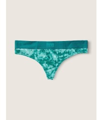 Трусики PINK Thong Panty Velvet Green