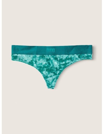 Трусики PINK Thong Panty Velvet Green