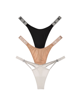 Набор трусиков Shine Strap Thong Panty Box Set Mix
