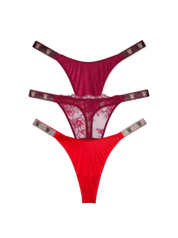Набір трусиків Shine Strap Thong Panty Box Set Mix