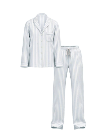 Пижама Flannel Long Pajama Set Soft Sky Stripes