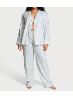 Пижама Flannel Long Pajama Set Soft Sky Stripes