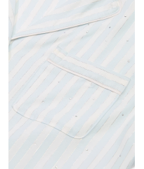 Пижама Flannel Long Pajama Set Soft Sky Stripes