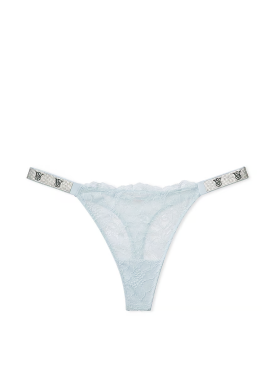 Трусики Shine Strap Lace Thong Panty Ballad Blue