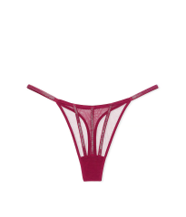 Трусики Sheer Shine Thong Panty Campari Red