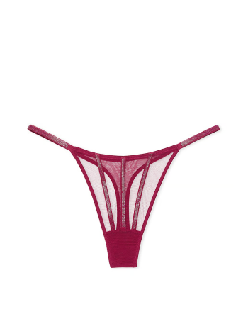 Трусики Sheer Shine Thong Panty Campari Red