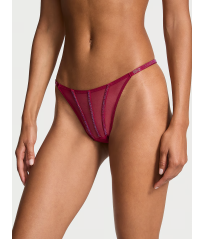 Трусики Sheer Shine Thong Panty Campari Red