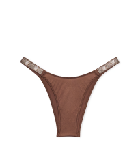 Трусики Shine Strap Brazillian Panty Mousse