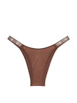 Трусики Shine Strap Brazillian Panty Mousse