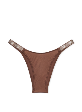 Трусики Shine Strap Brazillian Panty Mousse