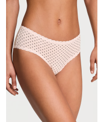 Трусики Cotton Lace-Waist Cheeky Panty Pink Logo Dots