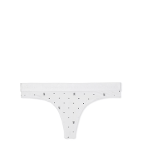 Трусики Logo Thong Panty White Logo Dots