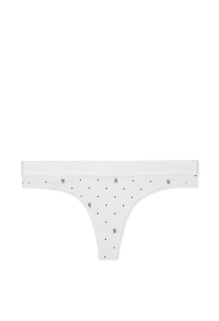 Трусики Logo Thong Panty White Logo Dots