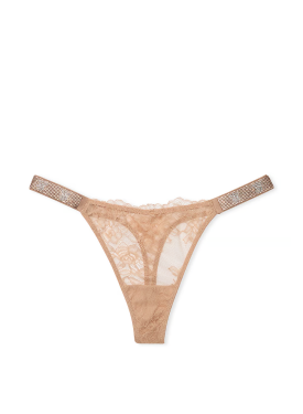 Трусики Shine Strap Rose Lace Panty Praline