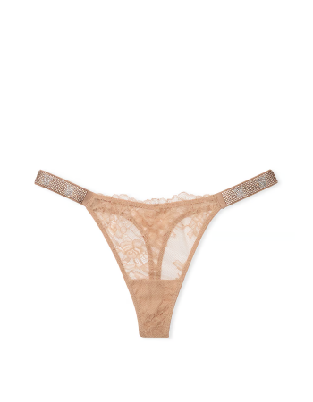 Трусики Shine Strap Rose Lace Panty Praline