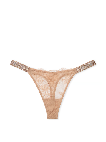 Трусики Shine Strap Rose Lace Panty Praline