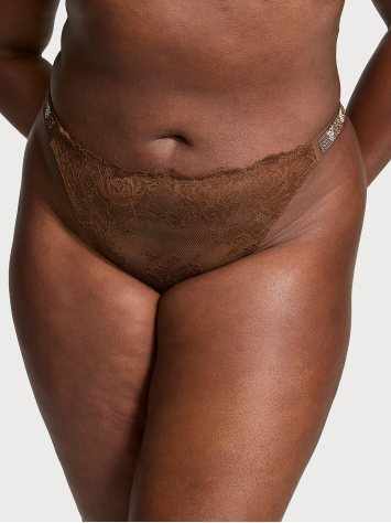 Трусики Shine Strap Rose Lace Panty Mousse
