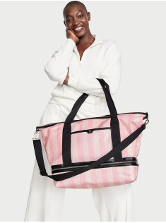 Сумка Victoria's Secret The VS Getaway Overnight Bag Signature Stripe