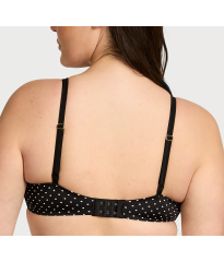 Комплект білизни Smooth Lace-Trim Push-Up Bra Set Black Dots