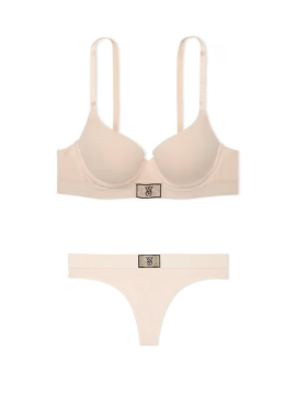 Комплект белья T-shirt Push-up Full Coverage Beige