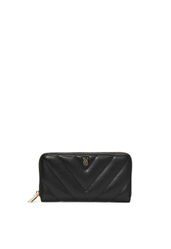 Гаманець Large Wallet with Zip Black