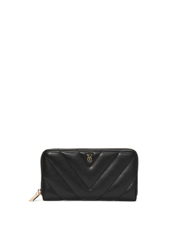 Гаманець Large Wallet with Zip Black