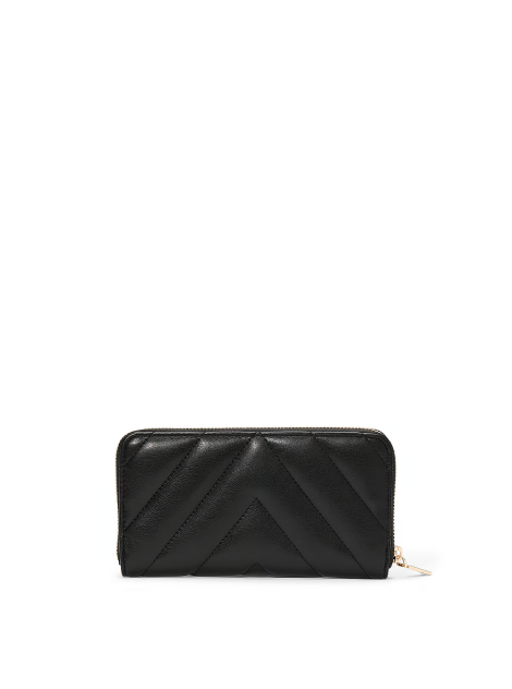 Кошелек Large Wallet with Zip Black
