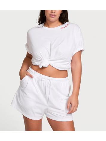 Пижама Cotton Short Pajama Set White