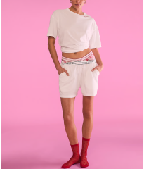 Пижама Cotton Short Pajama Set White