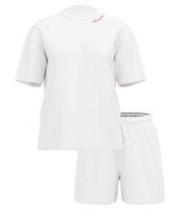 Пижама Cotton Short Pajama Set White